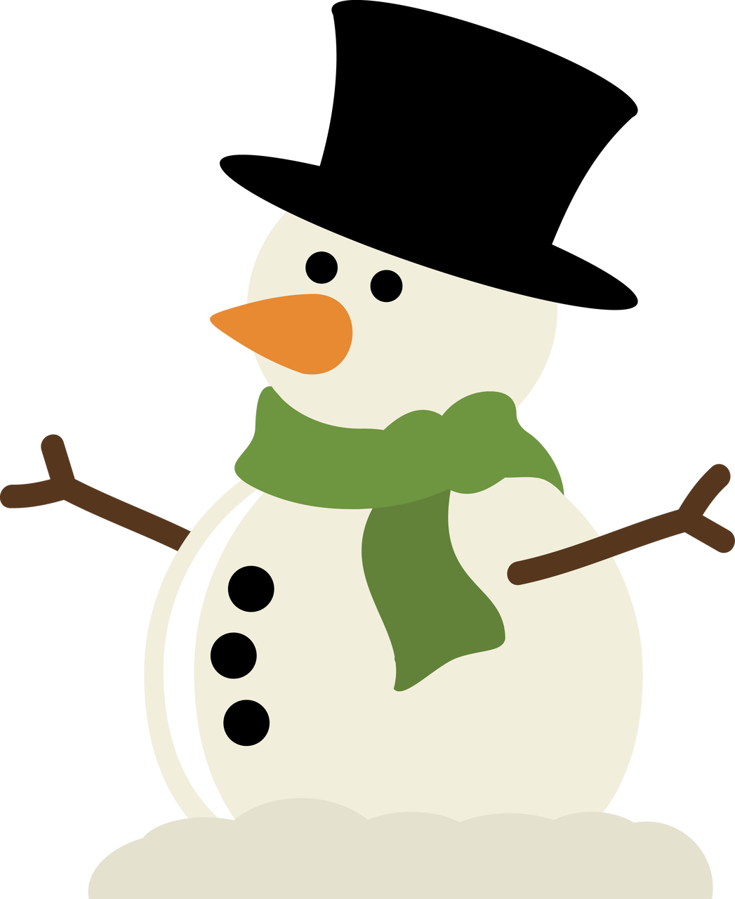 Cute Snowman Svg - Cute Papai Noel Png (1047x1280), Png Download