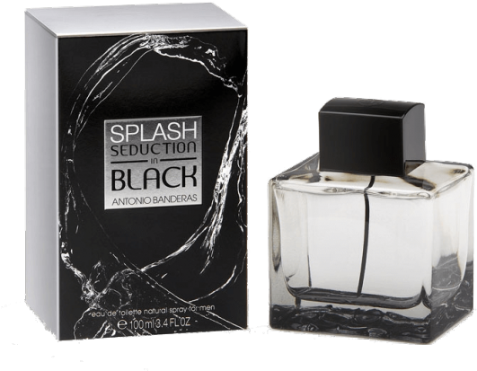 Splash Seduction In Black By Antonio Banderas (630x552), Png Download