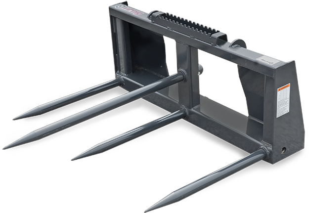 Comb Bale Spear And Universal Attachment Plate Designed - .com (700x466), Png Download