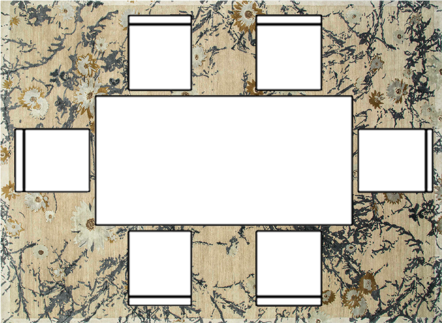 Dining Room - Motif (1417x945), Png Download
