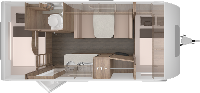 Knaus Sport 500 Qdk (1600x950), Png Download