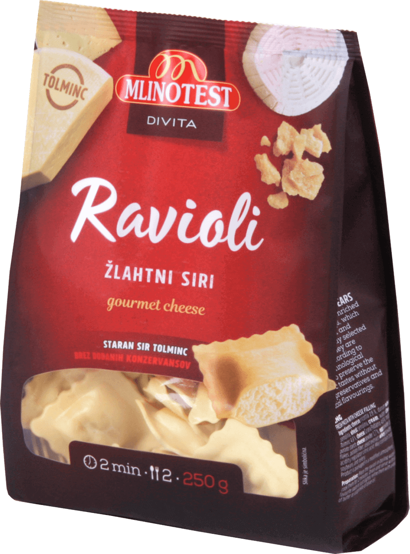 Ravioli Noble Cheeses 250 G - Gruyère Cheese (829x1121), Png Download
