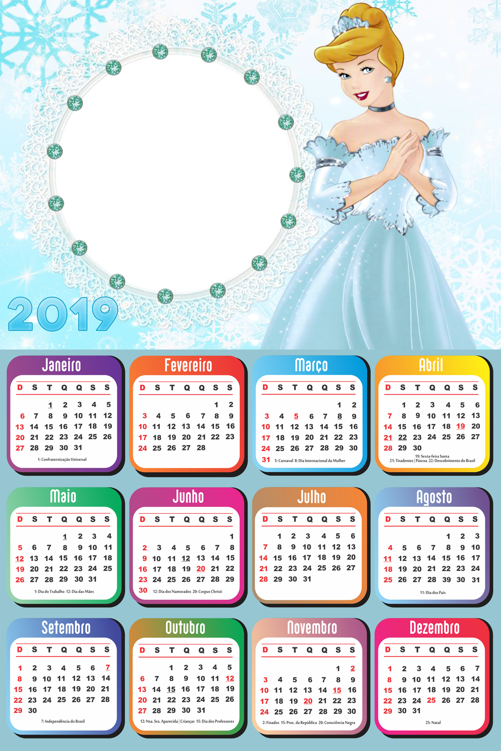 000 × - Kids Calendar 2019 (1000x1500), Png Download