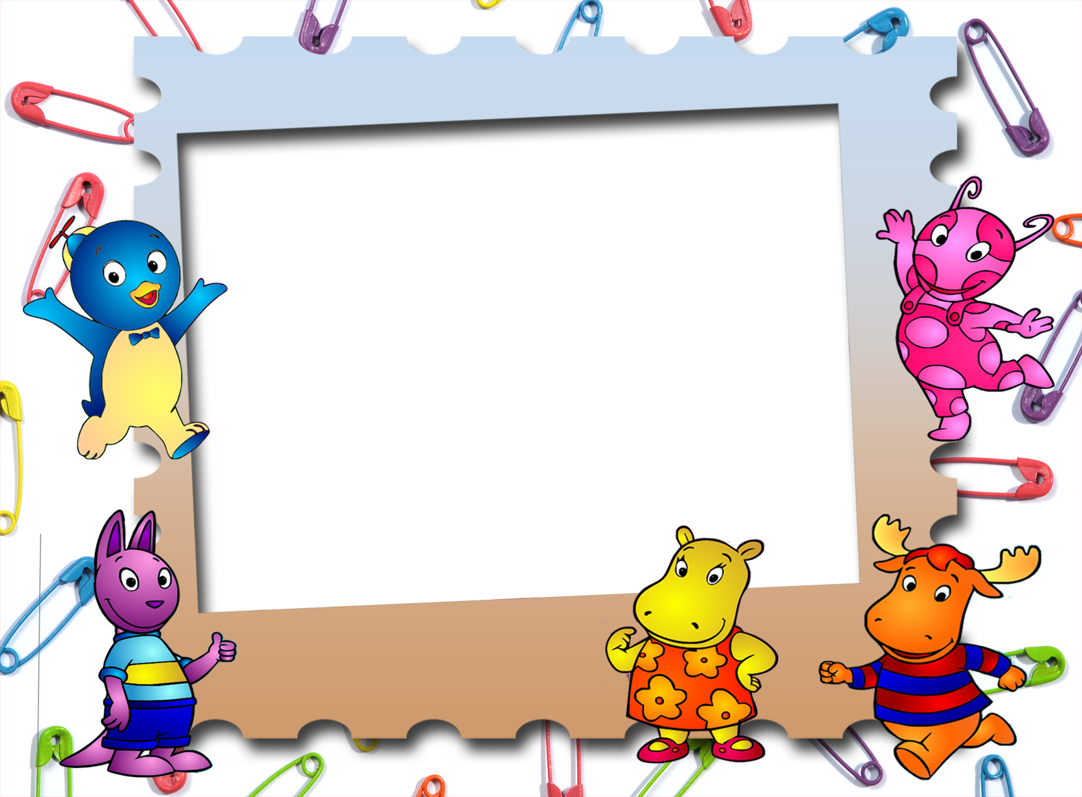 Modelo De Convite Dos Backyardigans (1574x1160), Png Download