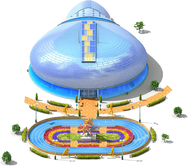 Olympus Sport Palace (619x546), Png Download