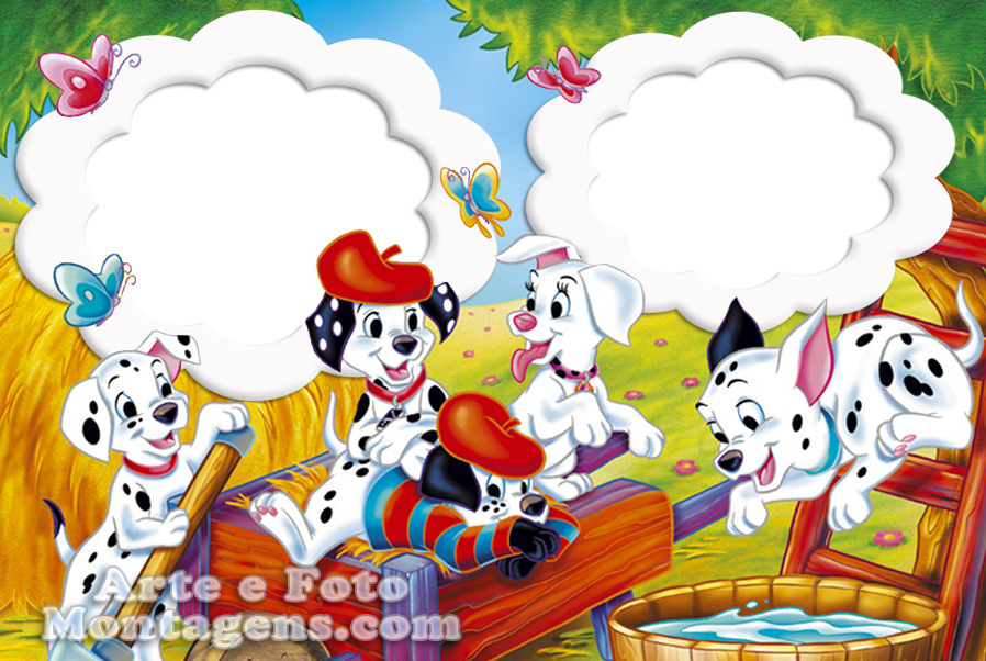 Molduras - 101 Dalmatas (898x602), Png Download