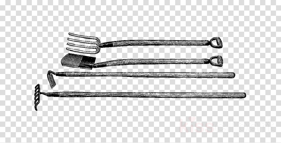 Garden Clipart Garden Tool - Simply Topps Black & White Checks Printed Sugar (900x460), Png Download