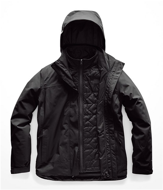 The North Face W Carto Triclimate Tnf Black - Women's Carto Triclimate Jacket North Face (640x640), Png Download