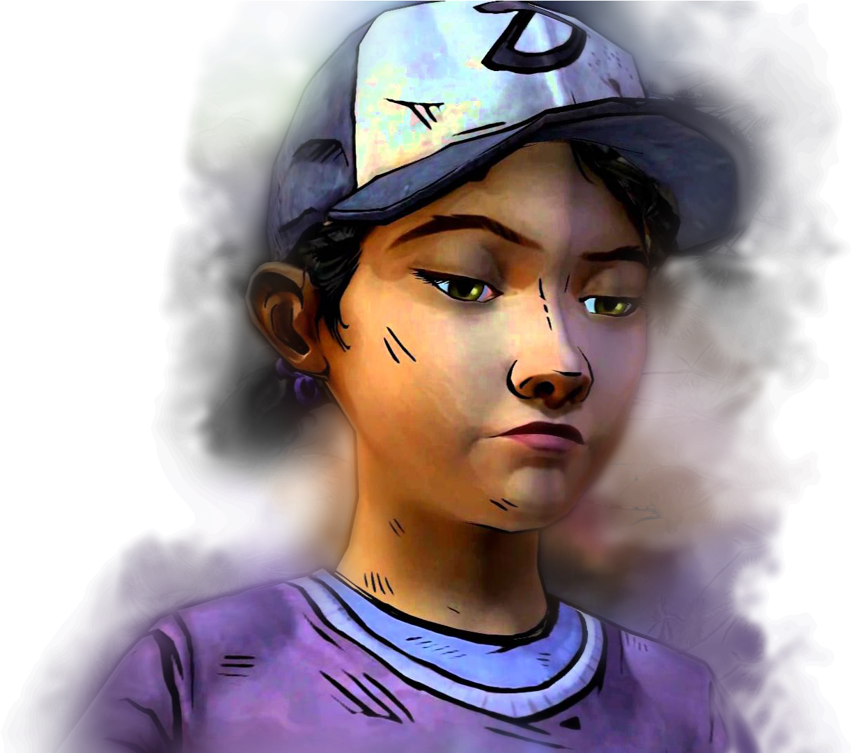 Enter Image Description Here - Clementine Walking Dead Png (1920x1080), Png Download