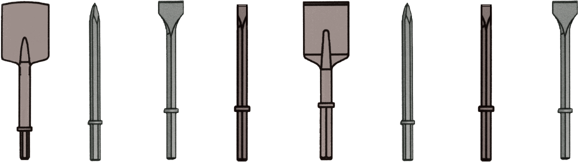 Manufactured From High Quality Steel, Which Is Then - Different Jack Hammer Bits (1200x900), Png Download