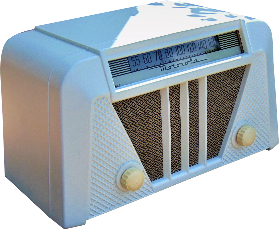Snow White 1948 Motorola Vintage Am Radio Model 58x11 - Radio (1111x1111), Png Download