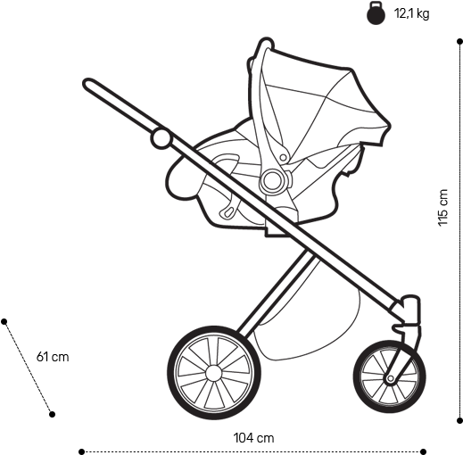1 2 3 4 5 6 - Baby Transport (570x570), Png Download