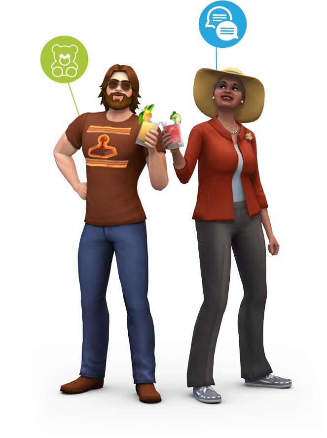 Sims 4 Jeu De Base Game Render Png - The Sims 4 (662x908), Png Download