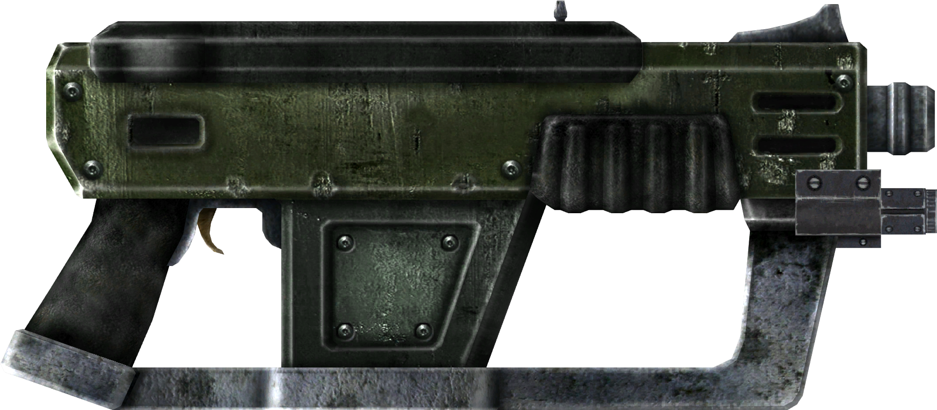 Fallout New Vegas 12.7 Mm Submachine Gun (1950x900), Png Download