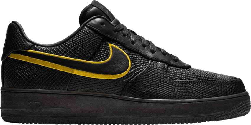 Air Force 1 Low Premium Id 'black Mamba' - Nike Air Force 1 Black Mamba (851x425), Png Download