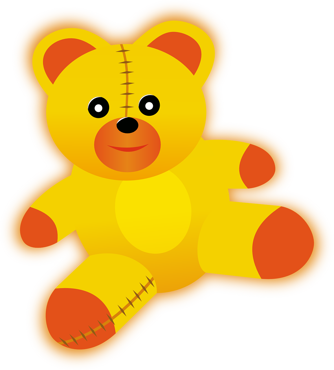 Bear Cmyk Clipart Icon Png - Teddy Bear Shower Curtain (722x800), Png Download