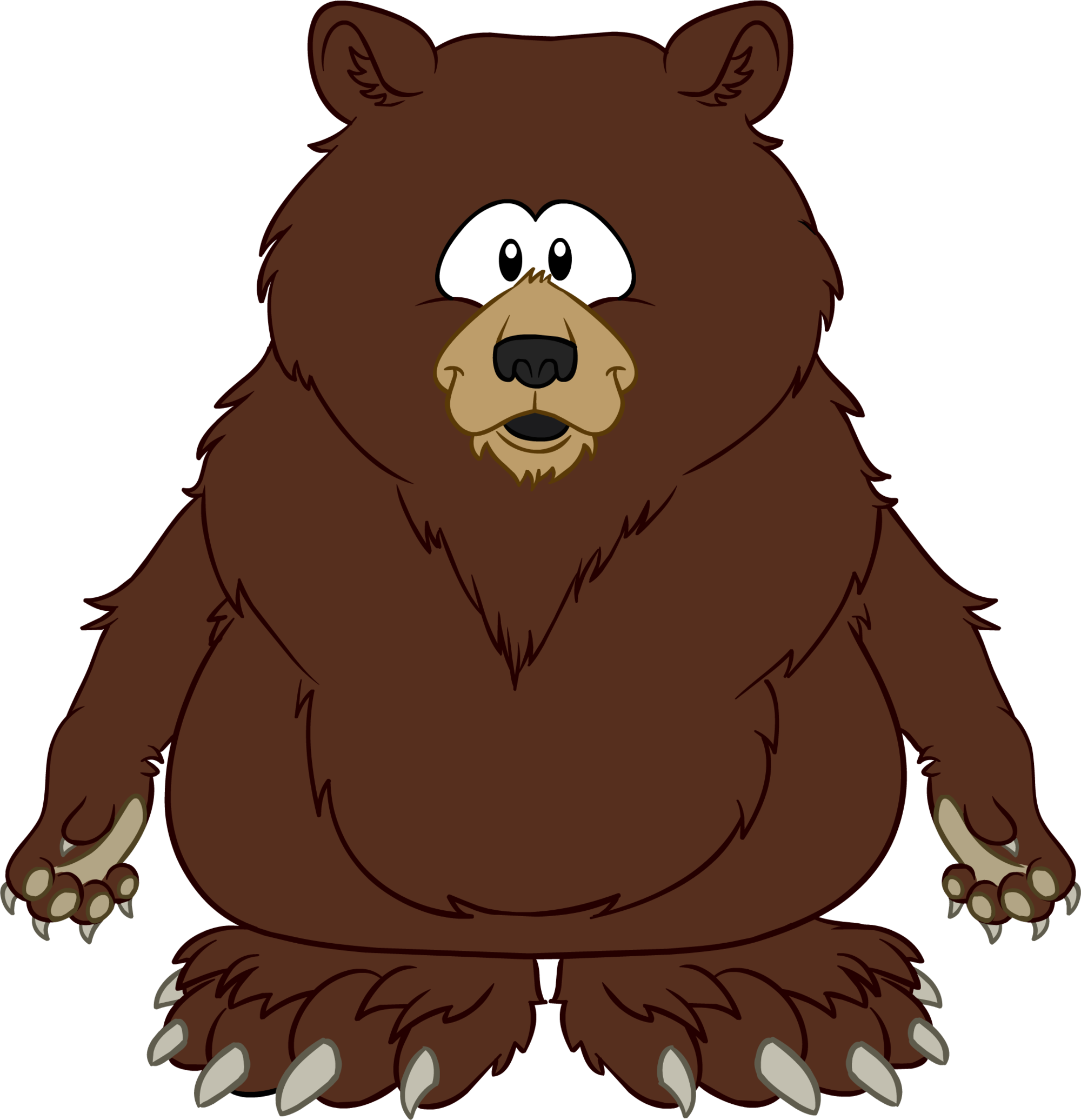 2000cb=20160406210244 - Child Deluxe Furry Brown Bear Costume (2000x2072), Png Download