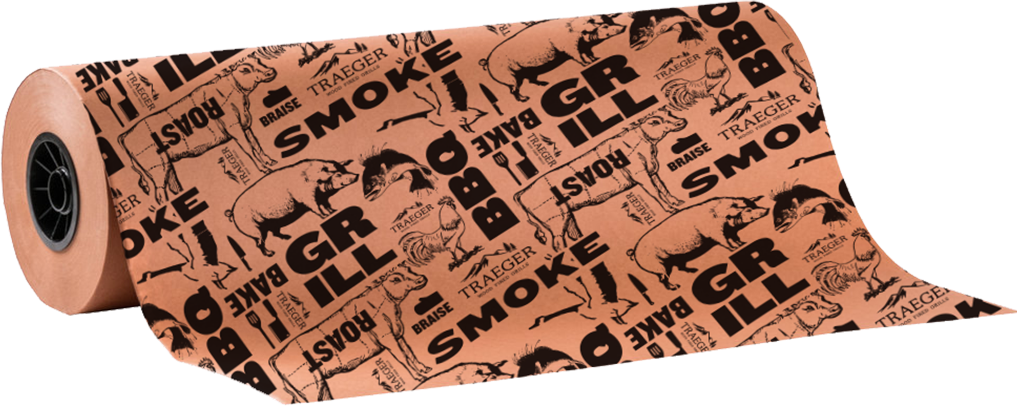 Traeger X Oren Pink Bbq Butcher Paper Roll - Traeger Bac427 Oren Butcher Paper, Pink (2000x2000), Png Download