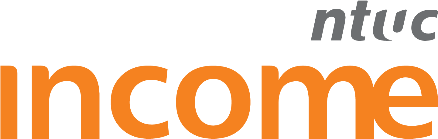 With Support From - Ntuc Income Logo (1559x684), Png Download