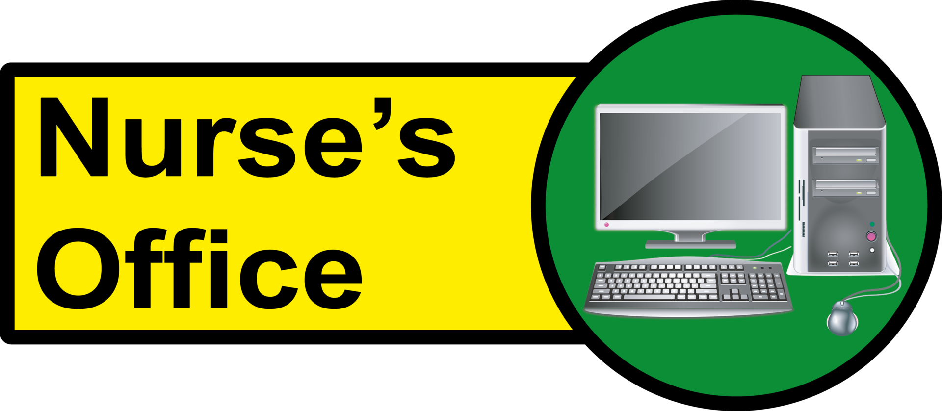Download Nurse's Office Sign PNG Image with No Background