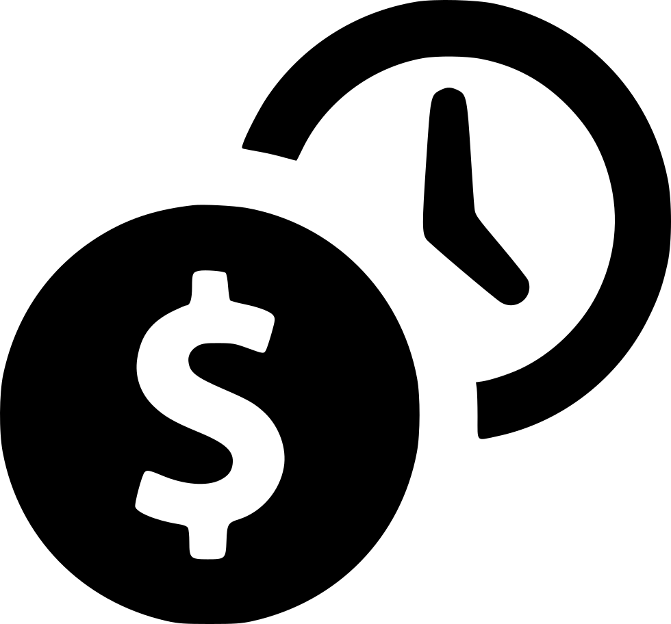Time Payment Savings Earnings Salary Svg Png - Save Time And Money Icon (980x912), Png Download