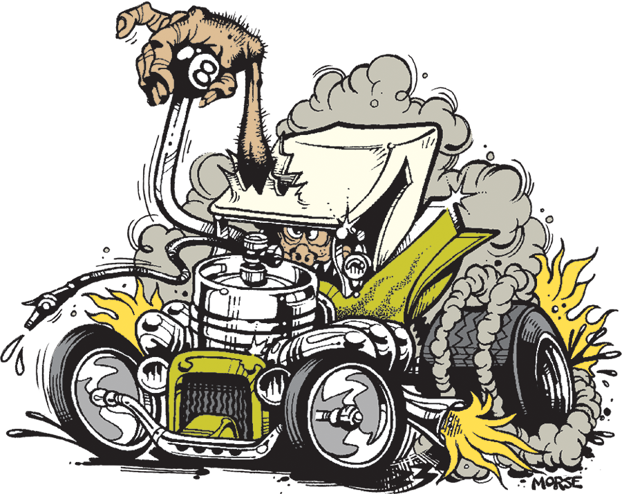 Bitter Apa Groaning With Whole Cone Nelson Sauvin, - Harley Davidson Cartoon (900x714), Png Download