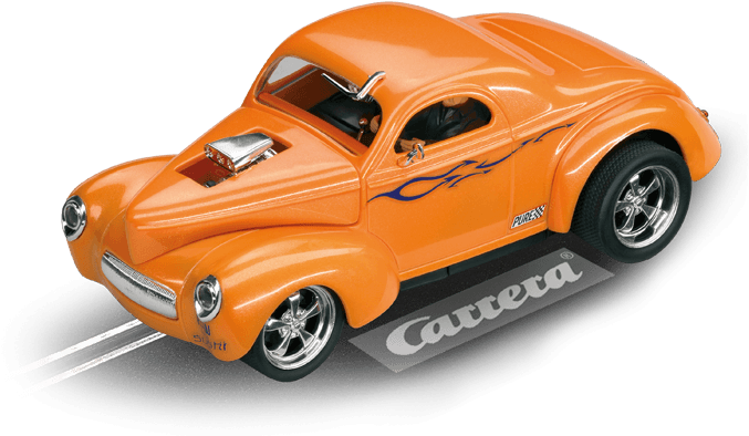 41 Willis Coupe Hotrod Supercharged - Carrera Ford Mustang Gt No.49 1/32 Slot Car (27488) (700x467), Png Download