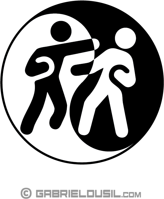 Martial Arts • Fighting Science • 11 • Yin ☯ Yang Of - Sign (547x660), Png Download