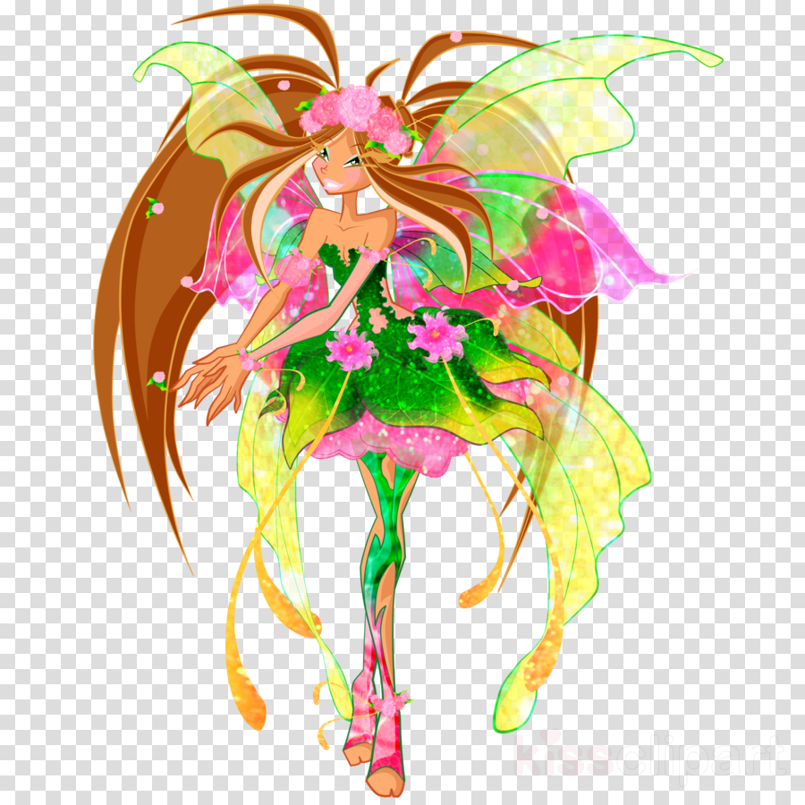 Winx Club Clipart Flora Bloom Tecna - Winx Club (900x900), Png Download