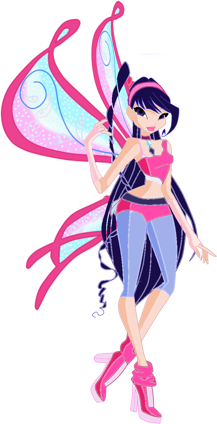 Winx Club Karatasi La Kupamba Ukuta Titled Musa Believix - Winx Club Musa Believix (1280x1536), Png Download