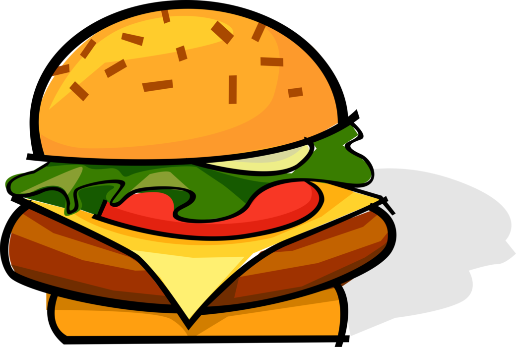 Burger Meal Image Illustration - Body Paragraph Burger (1040x700), Png Download