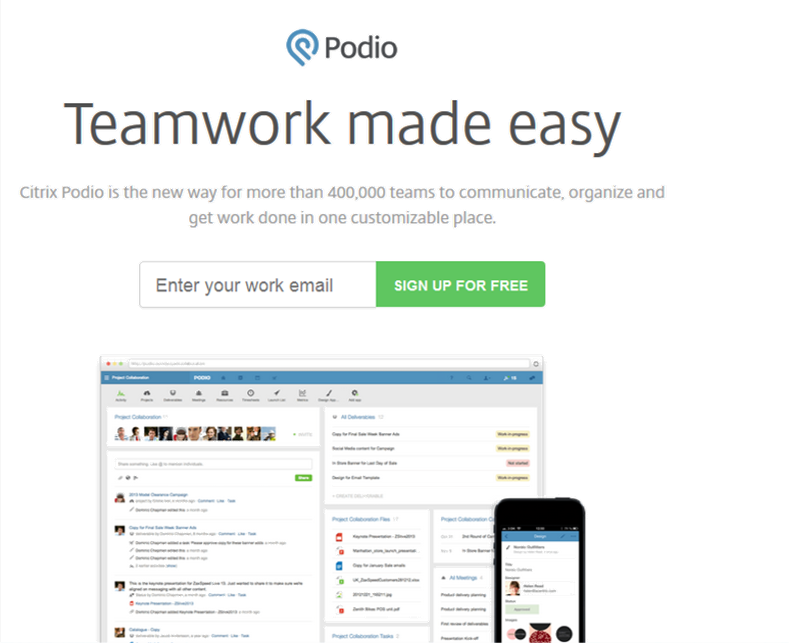 내 업무의 콘트롤 타워 Podio - Podio (789x643), Png Download