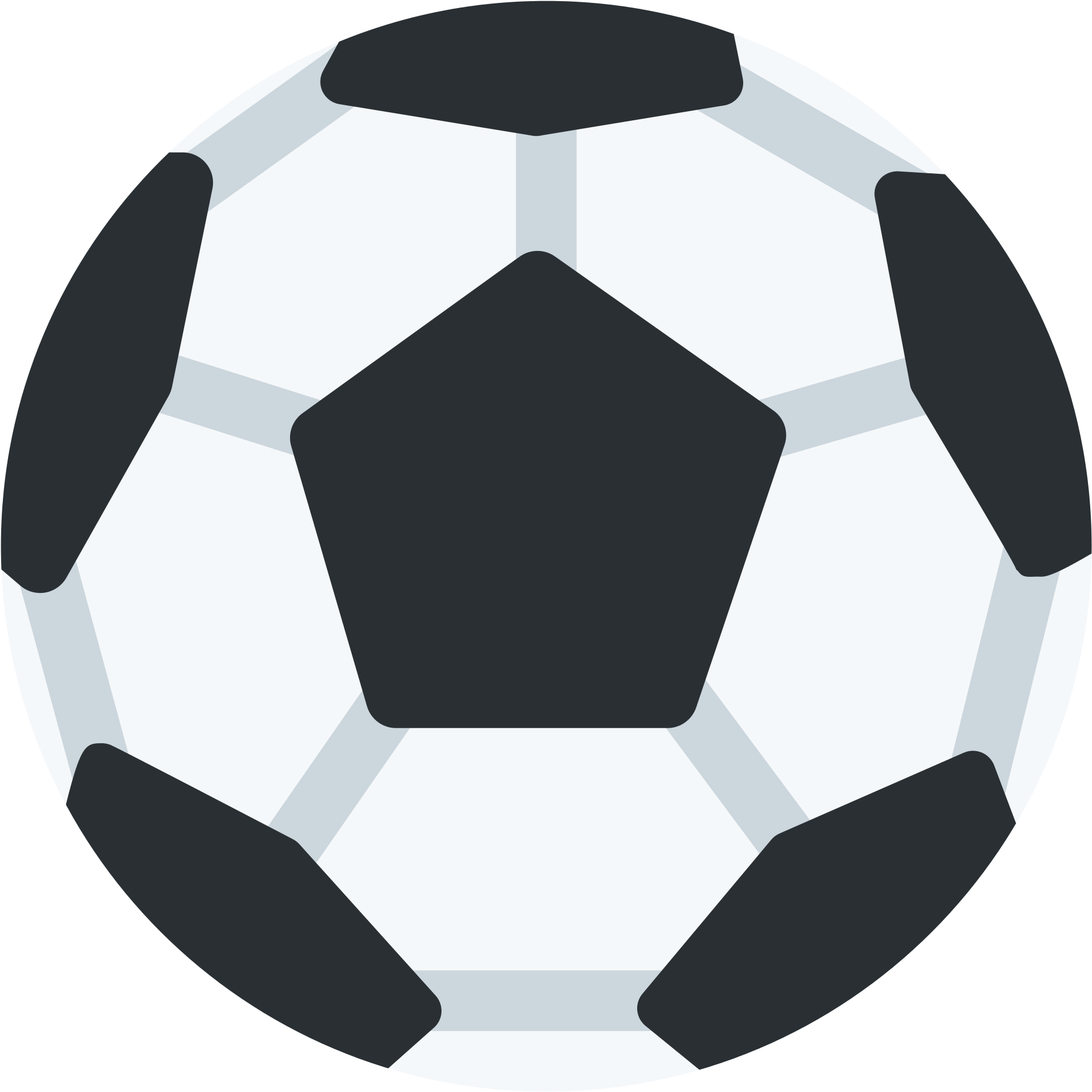 Open - Emoji Balon De Futbol (2000x2000), Png Download