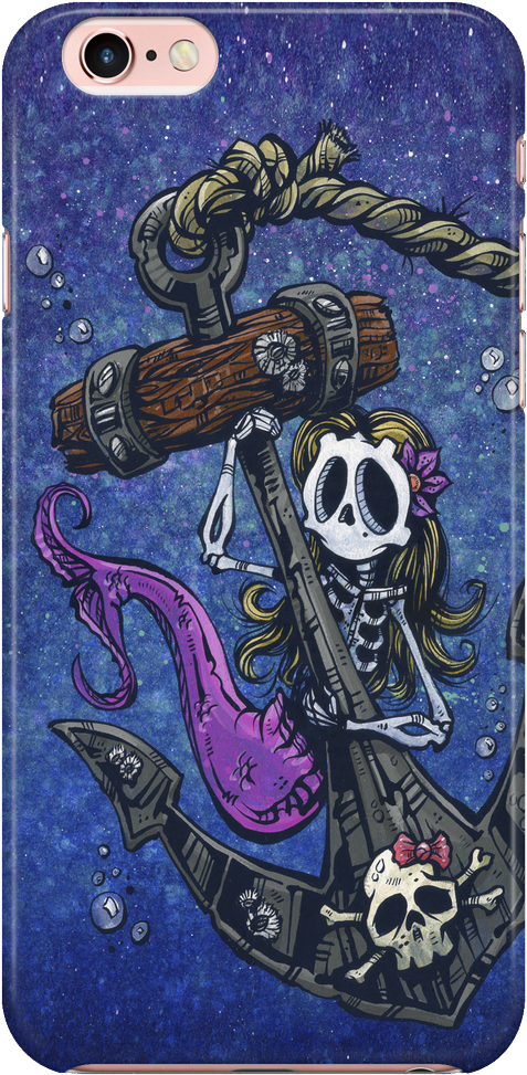Day Of The Dead Artist David Lozeau, La Sirena Phone - Day Of The Dead (1024x1024), Png Download