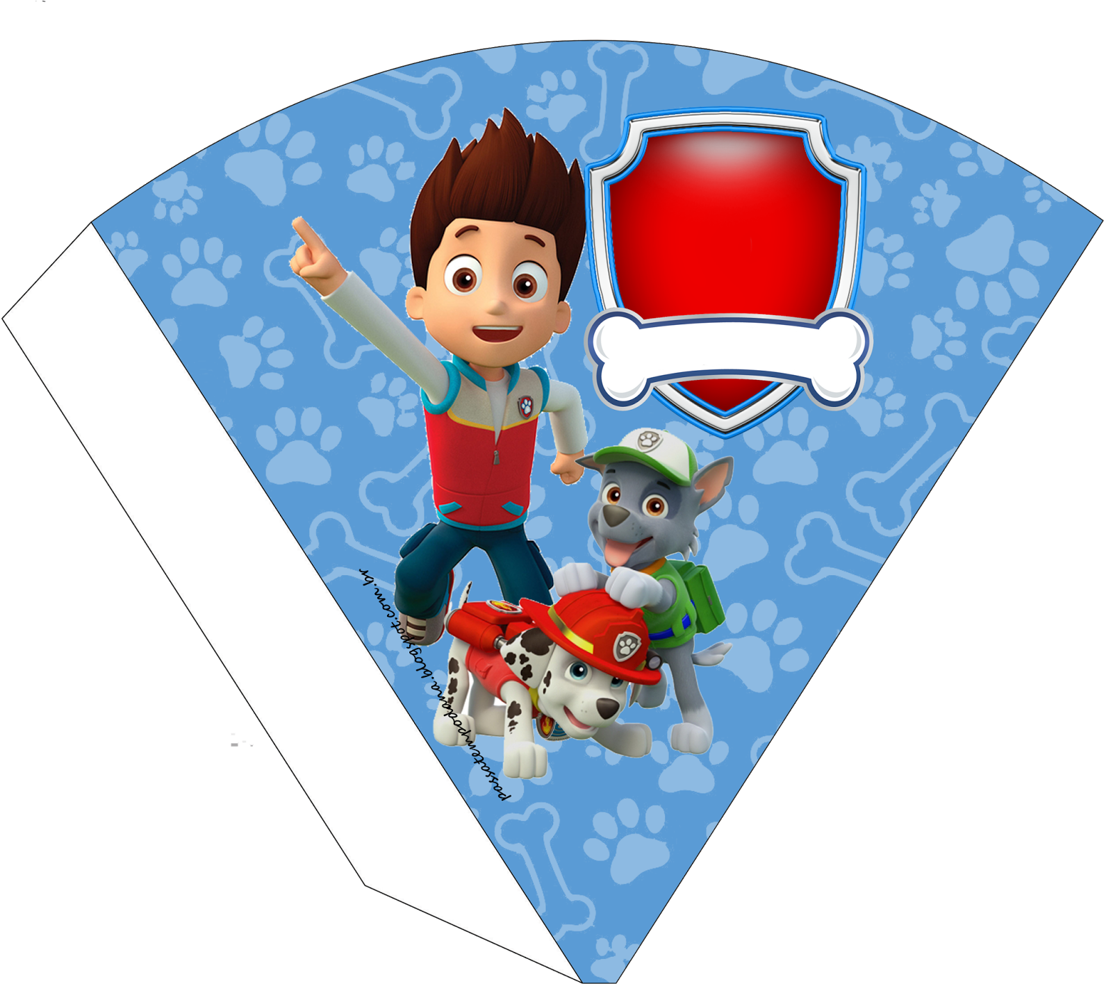 Kit Festa Patrulha Canina Para Imprimir Chapéu (1600x1416), Png Download