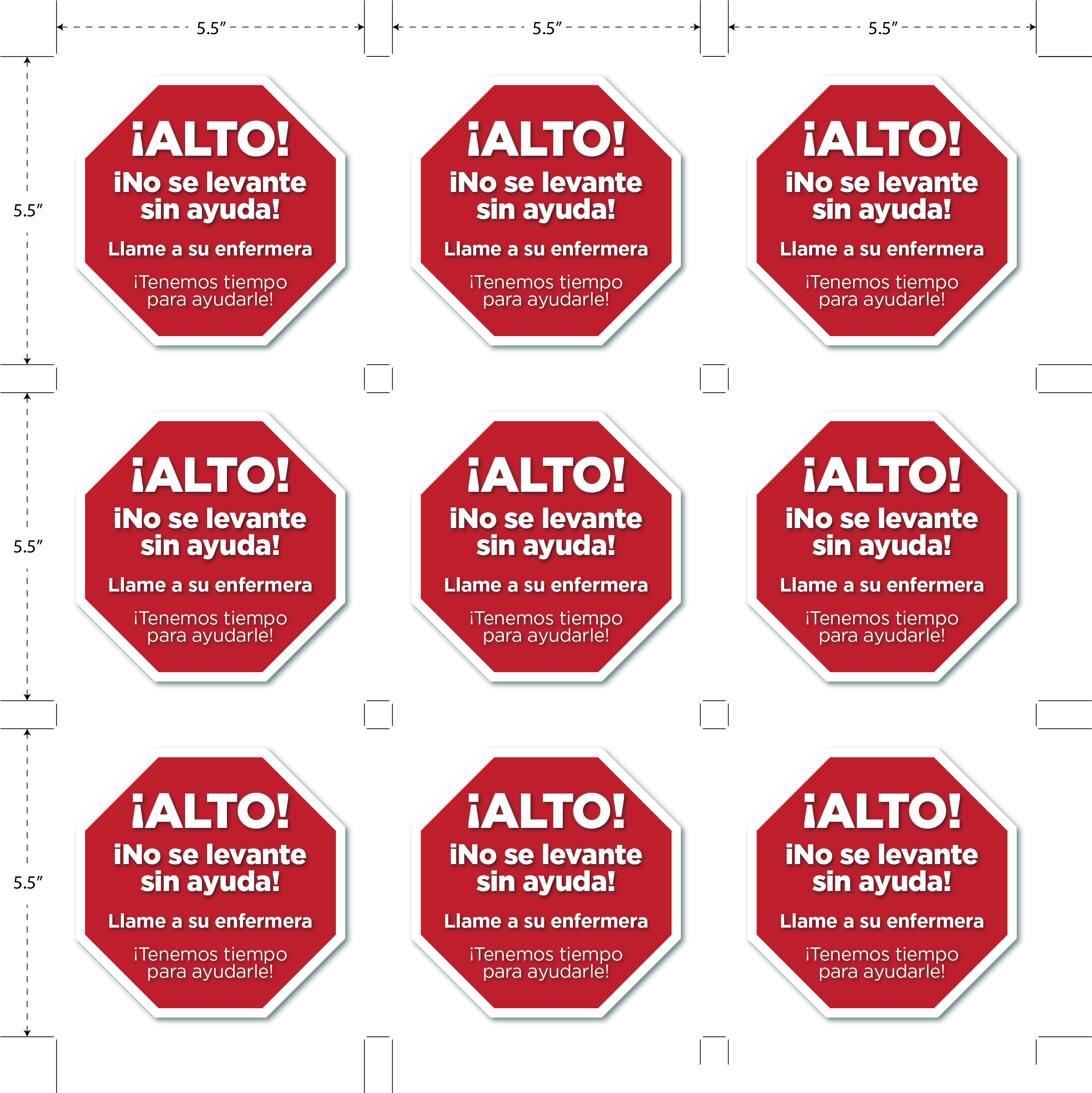 Spanish Magnets Stop Sign-01 - Key Sticker Alfa Romeo (3600x2926), Png Download