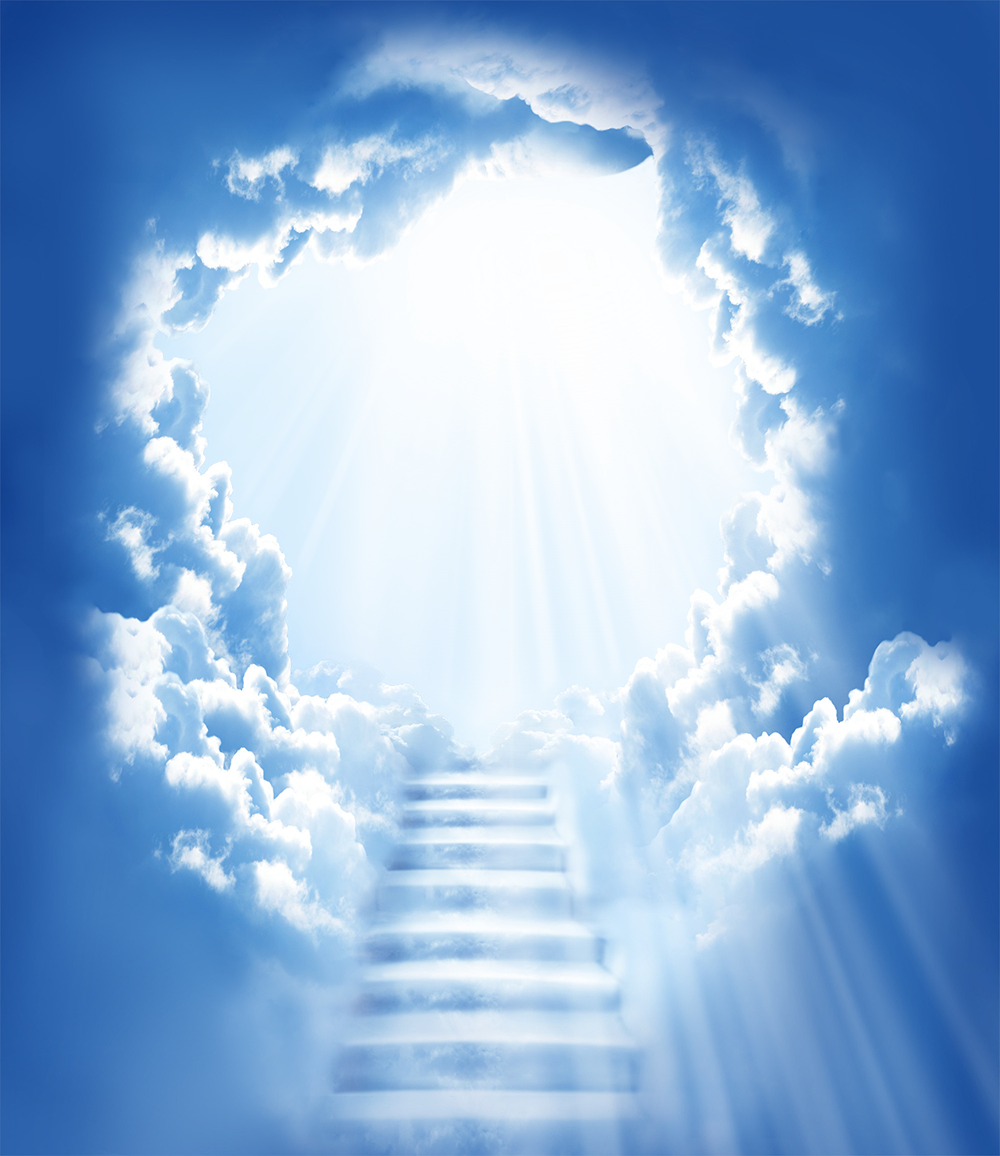 Copy Discord Cmd - Heaven With Angels Background (1000x1156), Png Download
