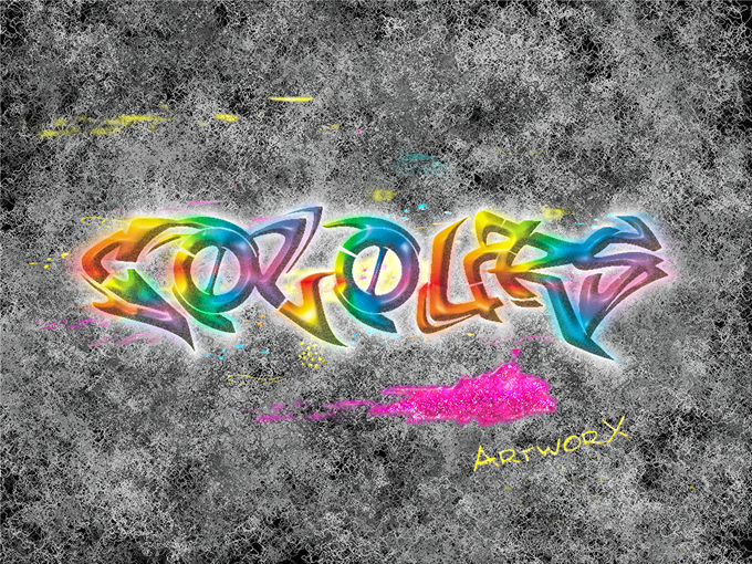 You Can Create Excellent Inner And Outer Glow Effects - Graffiti (680x510), Png Download