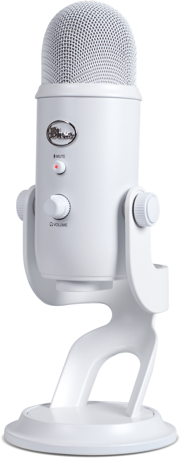 Hassle-free Setup - Blue Yeti Whiteout Microphone (3000x2000), Png Download