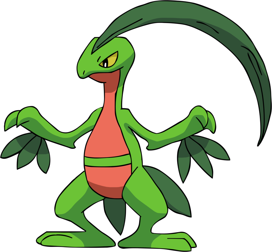 Grovyle Png - Pokemon Grovyle (900x834), Png Download