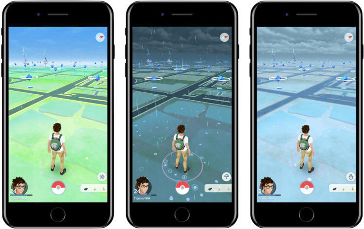 For Example, If It's Cold And Snowy Outside, Your Ice - Castform Pokemon Go Forms (800x484), Png Download