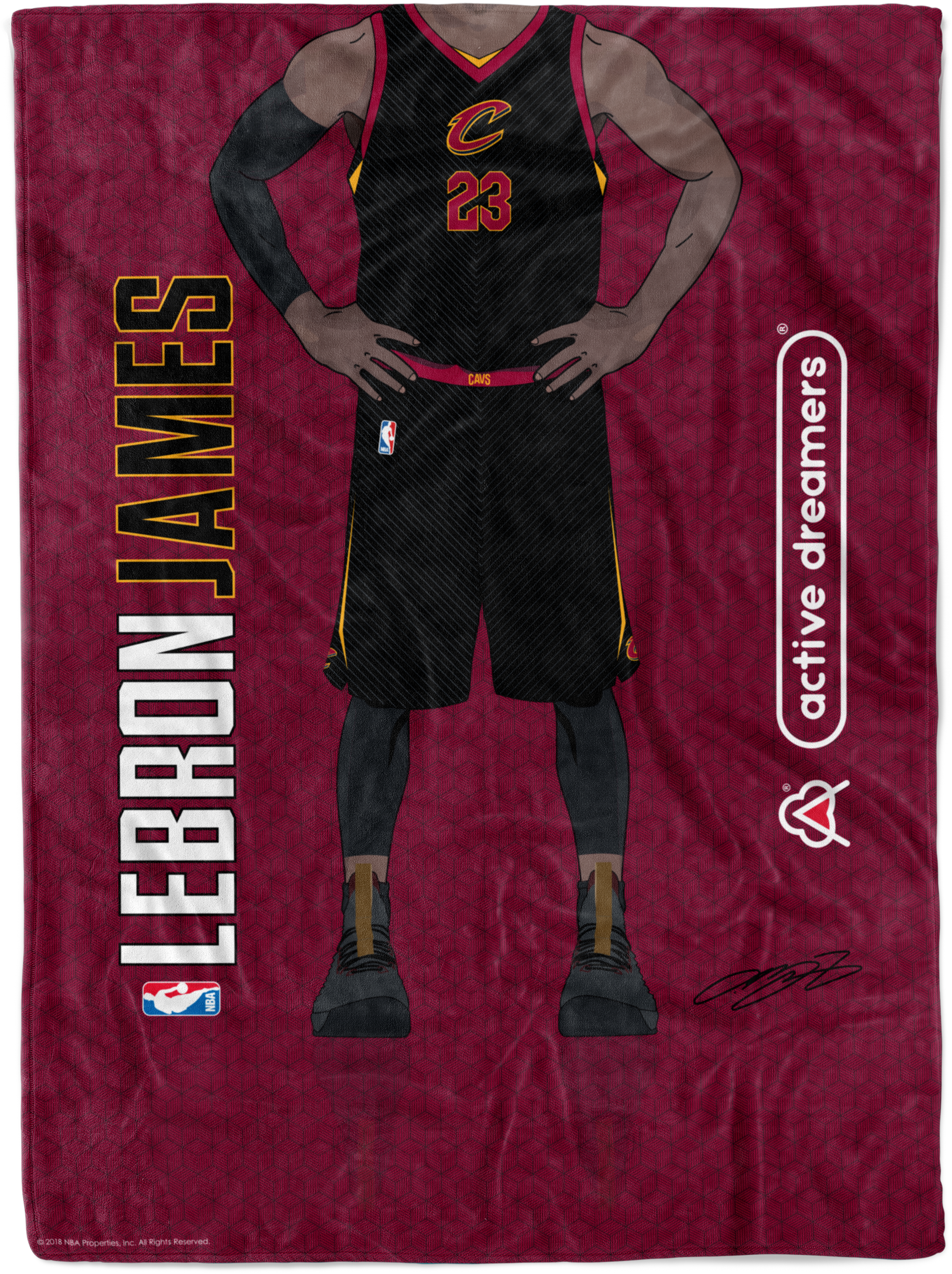 Lebron James "signature Series" Blanket (4000x4000), Png Download