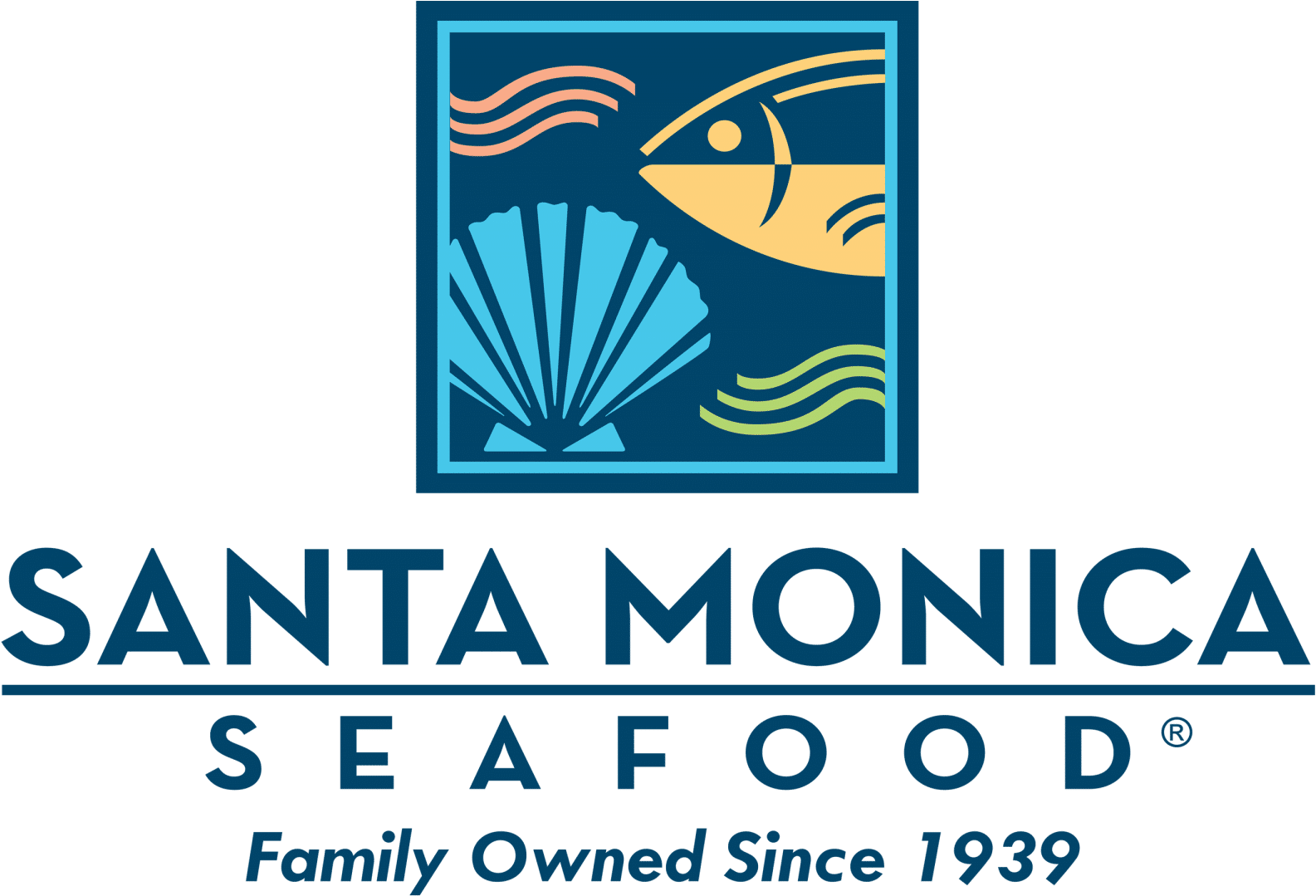 Sms Logo - Santa Monica Seafood Logo (1800x1250), Png Download