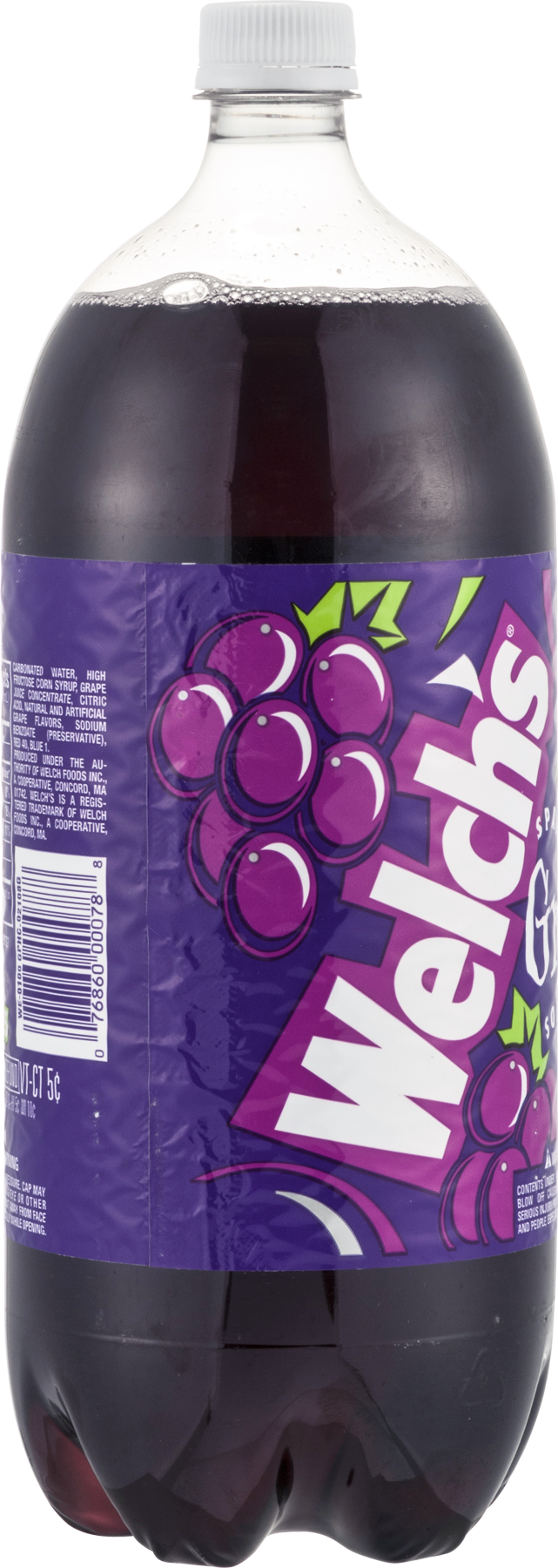 Welch's Sparkling Soda, Grape - 67.6 Fl Oz Bottle (641x1800), Png Download
