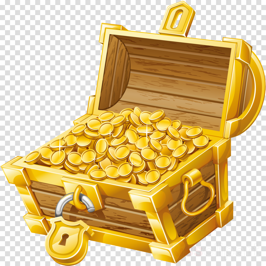 Treasure - Gold In Treasure Box (900x900), Png Download