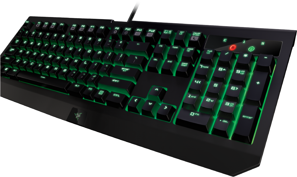 Individually Backlit Keys With Dynamic Lighting Effects - Black Widow Ultimate 2016 (1015x700), Png Download