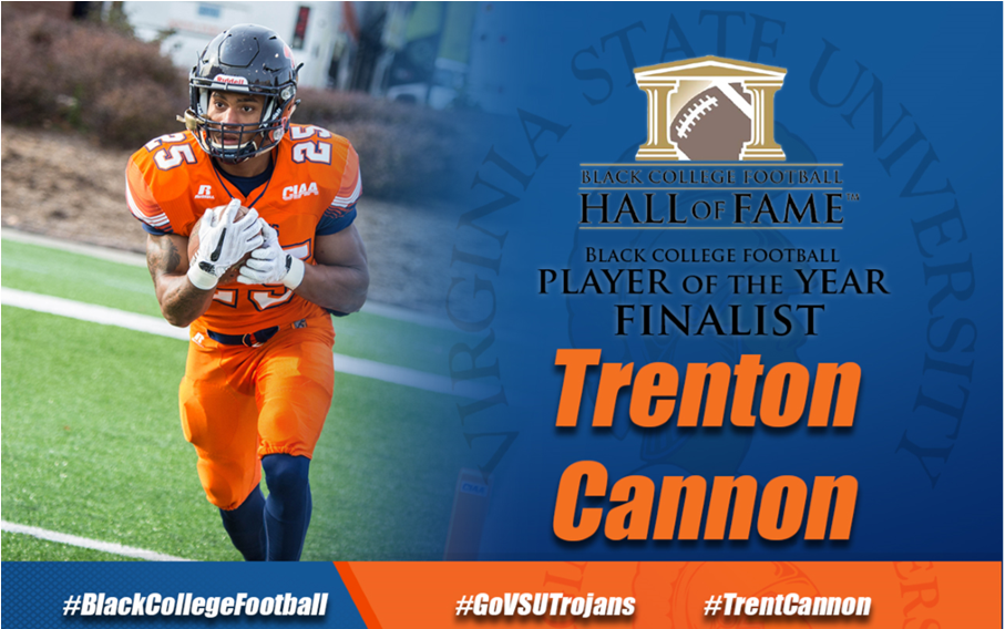 Vsu's Trenton Cannon Named Finalist For The Black College - Spentex (1263x567), Png Download