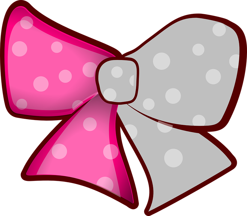 Bow, Ribbon, Knot, Isolated, Decoration, Silk, Shiny - Mickey Mouse Pink Bow (824x720), Png Download