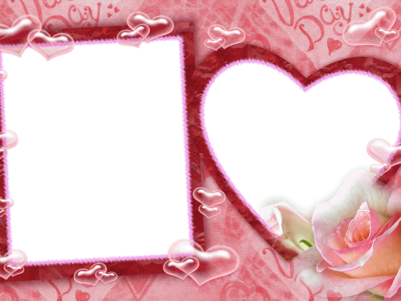 Molduras De Amor Para 2 Fotos Gratis - Full Diamond Embroidery Flower 5d Diamond Painting (800x600), Png Download