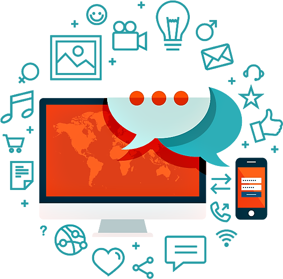 Blogging - Content Marketing Icon Png (748x563), Png Download